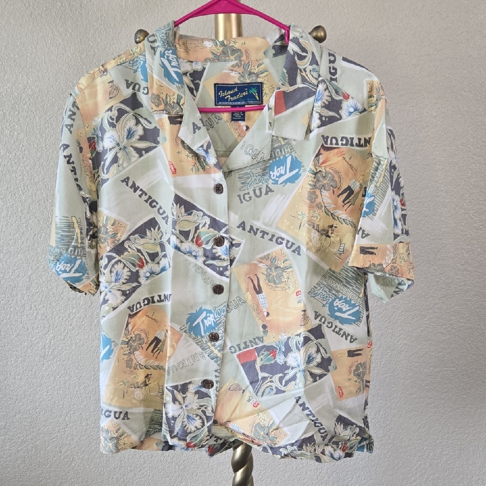 Antigua Multicolor Graphic Men's Casual Shirt